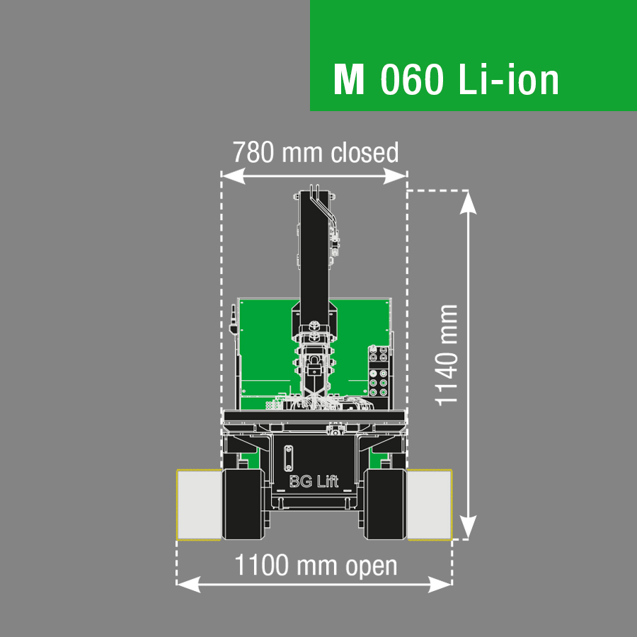 BG Lift M 060 Li-ion 9 M060LiopnIngombro2